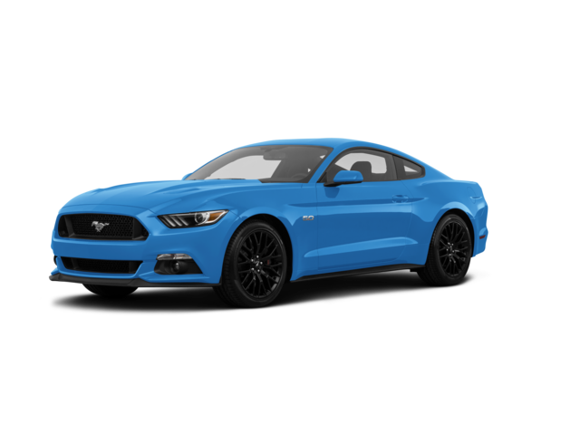 2017 Ford Mustang GT, front three-quarter view, paint 1 of 8