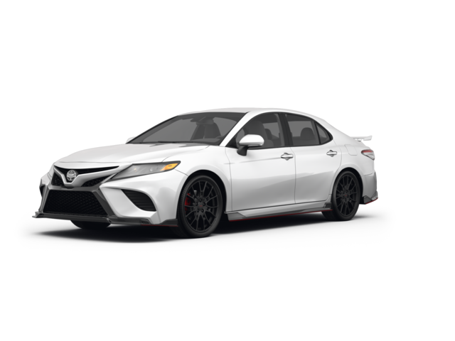 2023 Toyota Camry TRD, front three-quarter view, paint 1 of 8