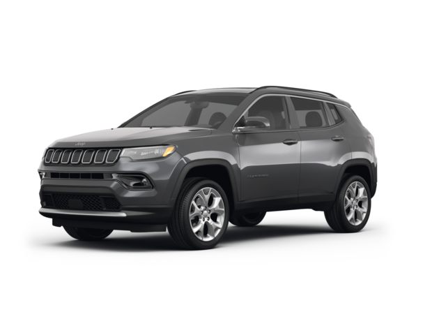 2022 Jeep Compass Limited, front three-quarter view, paint 1 of 8