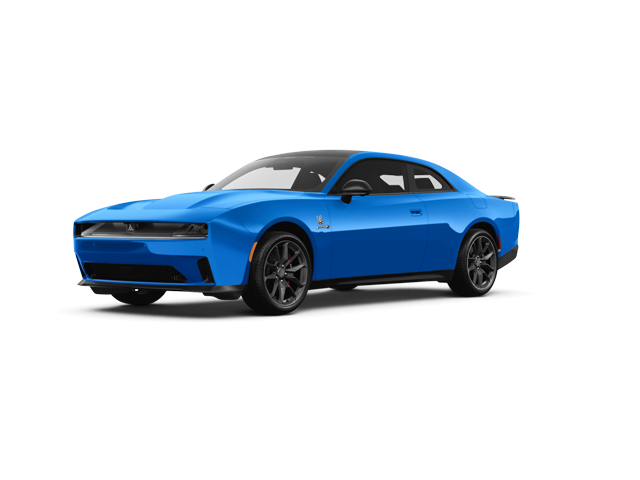 2026 Dodge Charger Daytona Daytona Scat Pack, front three-quarter view, paint 1 of 8