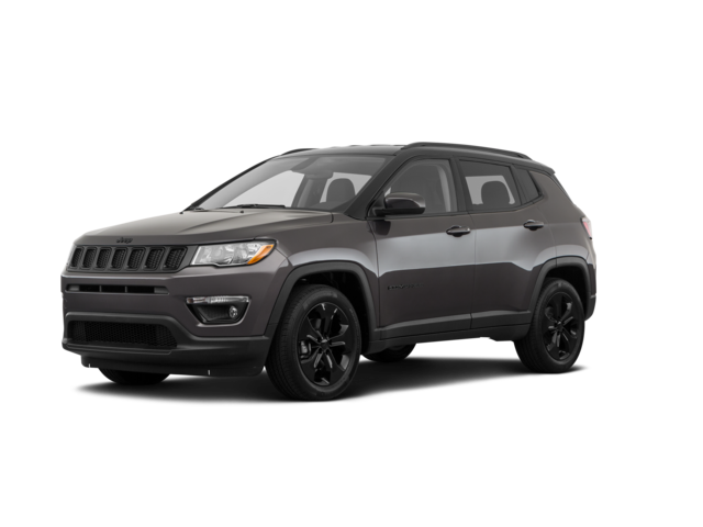 2019 Jeep Compass Altitude, front three-quarter view, paint 1 of 8