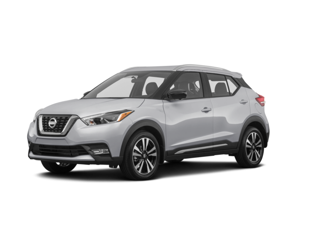 2019 Nissan Kicks SR, front three-quarter view, paint 1 of 8