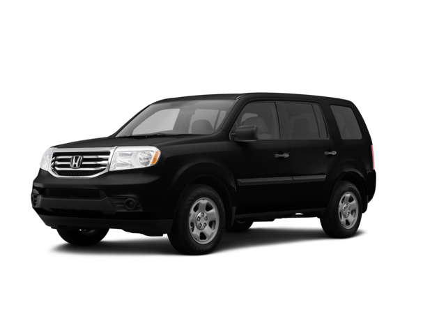 2014 Honda Pilot LX, front three-quarter view, paint 1 of 8