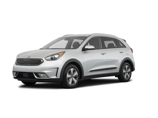 2019 Kia Niro EX, front three-quarter view, paint 1 of 7