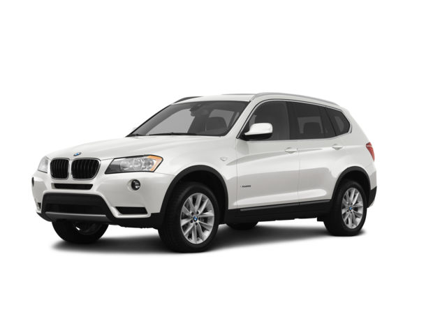 2013 BMW X3 xDrive28i, front three-quarter view, paint 1 of 8