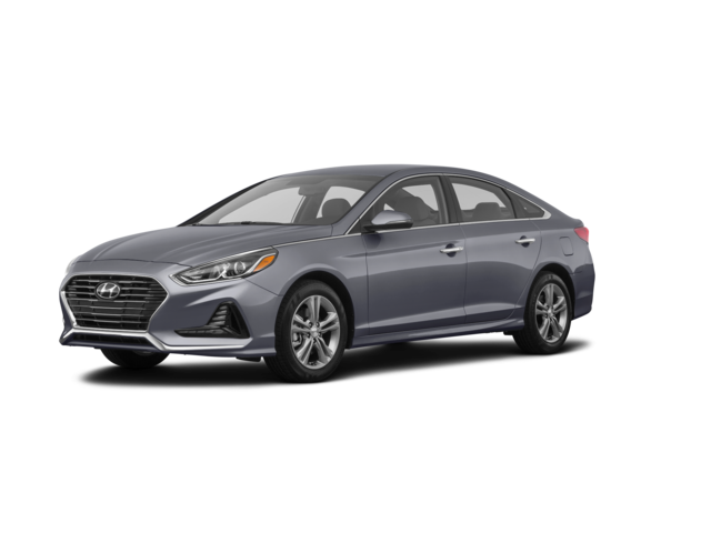 2018 Hyundai Sonata SEL, front three-quarter view, paint 1 of 6