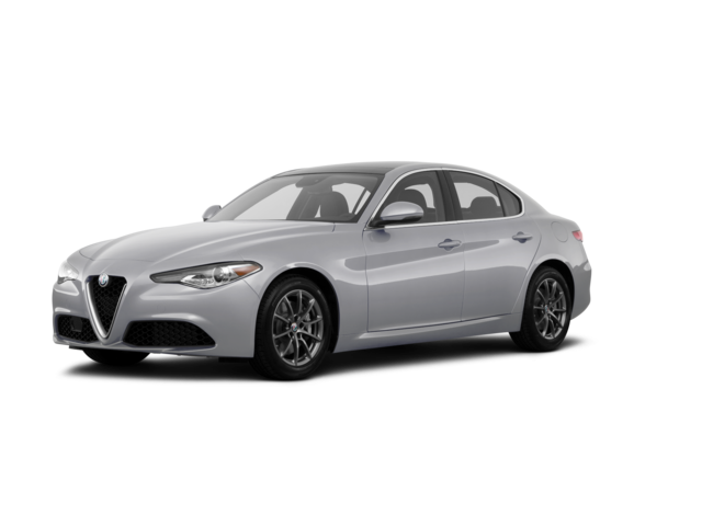2018 Alfa Romeo Giulia Base, front three-quarter view, paint 1 of 8