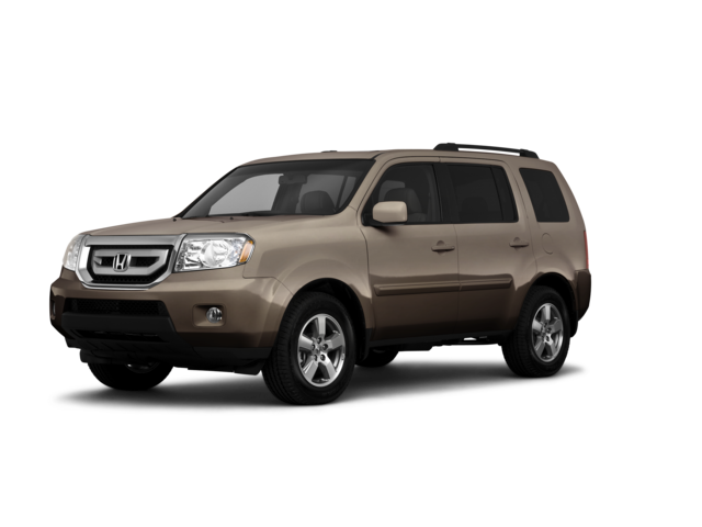 2010 Honda Pilot EX-L, front three-quarter view, paint 1 of 8