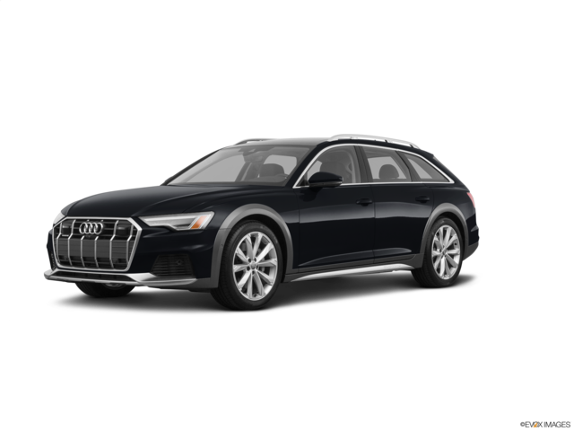 2025 Audi A6 allroad Premium Plus, front three-quarter view, paint 1 of 8