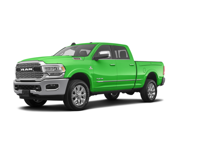 2019 Ram 2500 Limited, front three-quarter view, paint 1 of 8