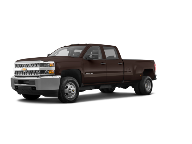 2019 Chevrolet Silverado 3500 HD Work Truck, front three-quarter view, paint 1 of 7