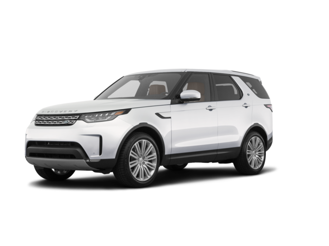 2017 Land Rover Discovery HSE Luxury, front three-quarter view, paint 1 of 8