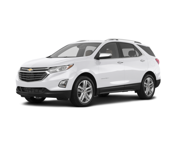 2018 Chevrolet Equinox Premier, front three-quarter view, paint 1 of 8