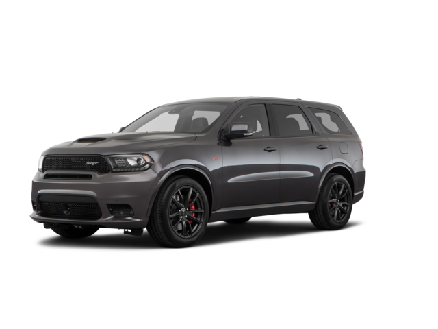 2018 Dodge Durango SRT, front three-quarter view, paint 1 of 8