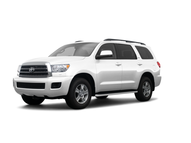 2009 Toyota Sequoia SR5, front three-quarter view, paint 1 of 8