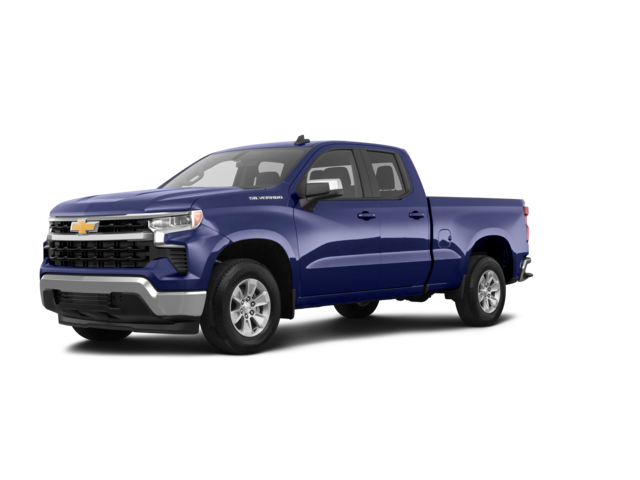 2022 Chevrolet Silverado 1500 LT, front three-quarter view, paint 1 of 8