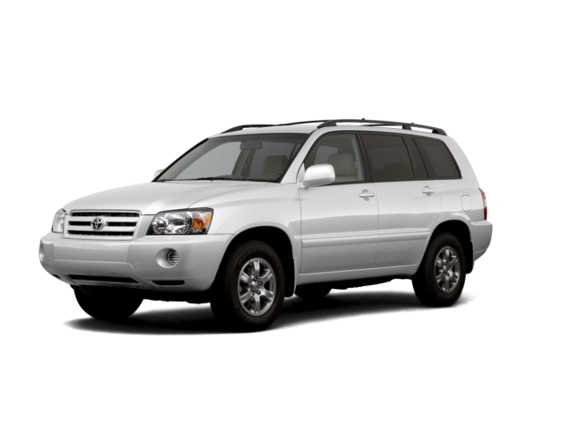 2007 Toyota Highlander Base, front three-quarter view, paint 1 of 8