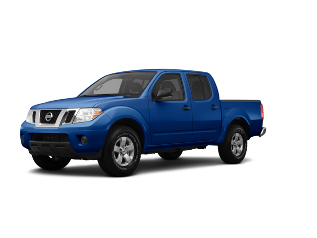 2012 Nissan Frontier SV, front three-quarter view, paint 1 of 7