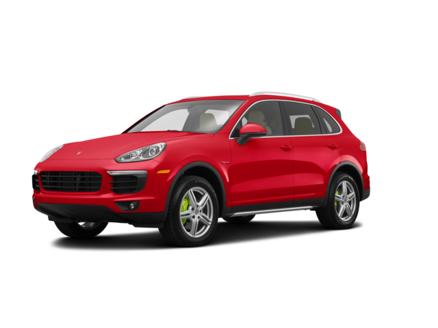 2016 Porsche Cayenne S E-Hybrid, front three-quarter view, paint 1 of 8