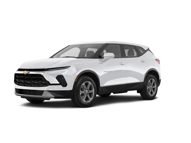 2024 Chevrolet Blazer 2LT, front three-quarter view, paint 1 of 8