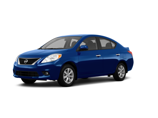 2013 Nissan Versa 1.6 S, front three-quarter view, paint 1 of 8