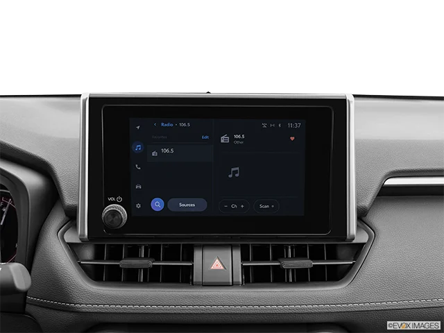 2025 Toyota RAV4 | Closeup of radio head unit