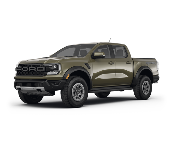 2024 Ford Ranger Raptor, front three-quarter view, paint 1 of 8