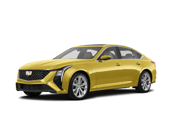 2026 Cadillac CT5 V, front three-quarter view, paint 1 of 8