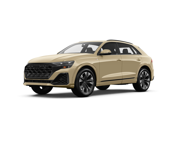 2026 Audi Q8 Premium, front three-quarter view, paint 1 of 8