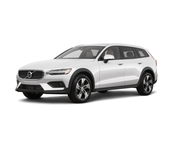 2020 Volvo V60 Cross Country T5, front three-quarter view, paint 1 of 8