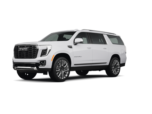 2026 GMC Yukon XL Denali Ultimate, front three-quarter view, paint 1 of 7