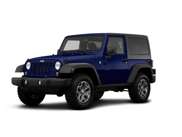 2013 Jeep Wrangler Rubicon, front three-quarter view, paint 1 of 8