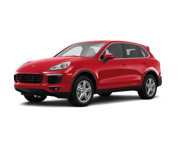 2015 Porsche Cayenne S, front three-quarter view, paint 1 of 8
