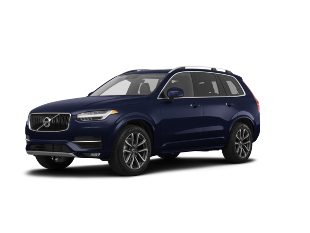 2017 Volvo XC90 T6 R-Design, front three-quarter view, paint 1 of 8