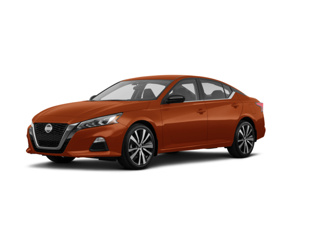 2021 Nissan Altima 2.5 SR, front three-quarter view, paint 1 of 8