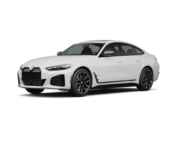 2024 BMW i4 eDrive35, front three-quarter view, paint 1 of 8