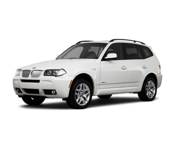 2010 BMW X3 xDrive30i, front three-quarter view, paint 1 of 8