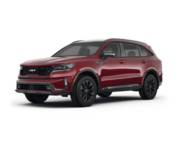 2022 Kia Sorento SX, front three-quarter view, paint 1 of 8