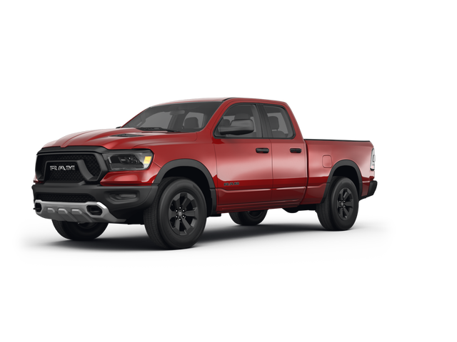 2021 Ram 1500 Rebel, front three-quarter view, paint 1 of 8