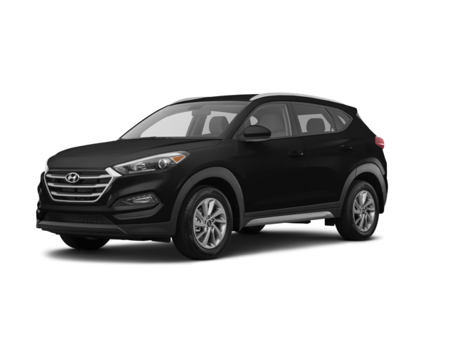 2017 Hyundai Tucson SE, front three-quarter view, paint 1 of 8