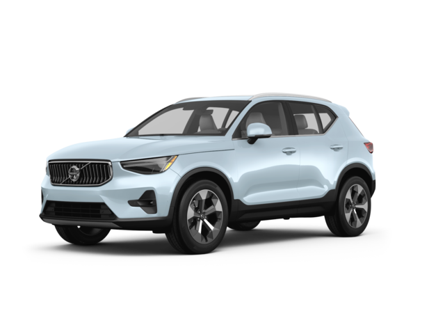 2024 Volvo XC40 B5 Core Bright, front three-quarter view, paint 1 of 8