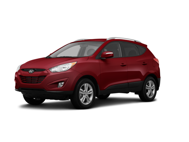 2013 Hyundai Tucson GLS, front three-quarter view, paint 1 of 8