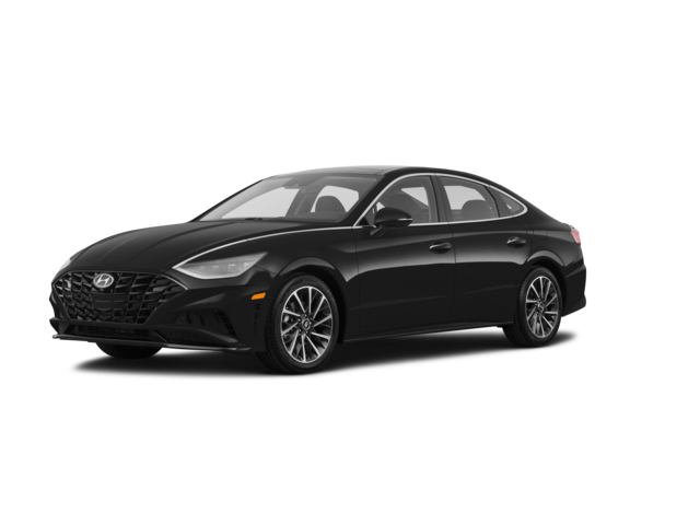 2023 Hyundai Sonata Blue, front three-quarter view, paint 1 of 8