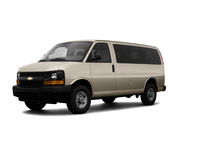 2010 Chevrolet Express 2500 2500, front three-quarter view, paint 1 of 8