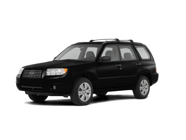 2008 Subaru Forester 2.5 X, front three-quarter view, paint 1 of 7