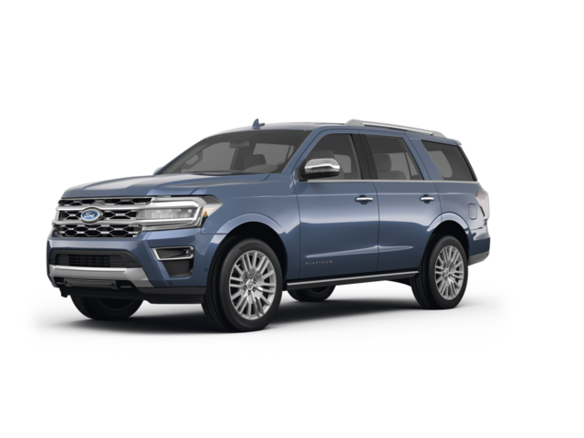 2023 Ford Expedition MAX Platinum, front three-quarter view, paint 1 of 8