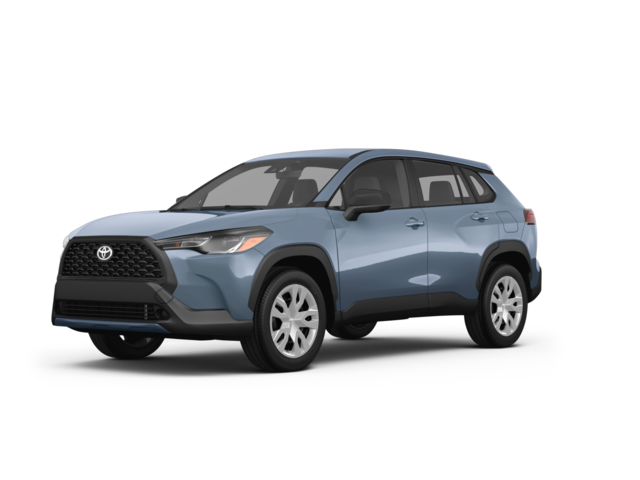 2025 Toyota Corolla Cross L, front three-quarter view, paint 1 of 4
