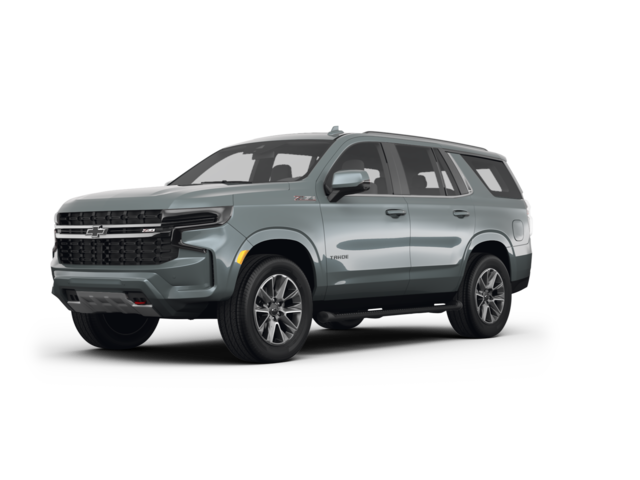 2024 Chevrolet Tahoe Z71, front three-quarter view, paint 1 of 8