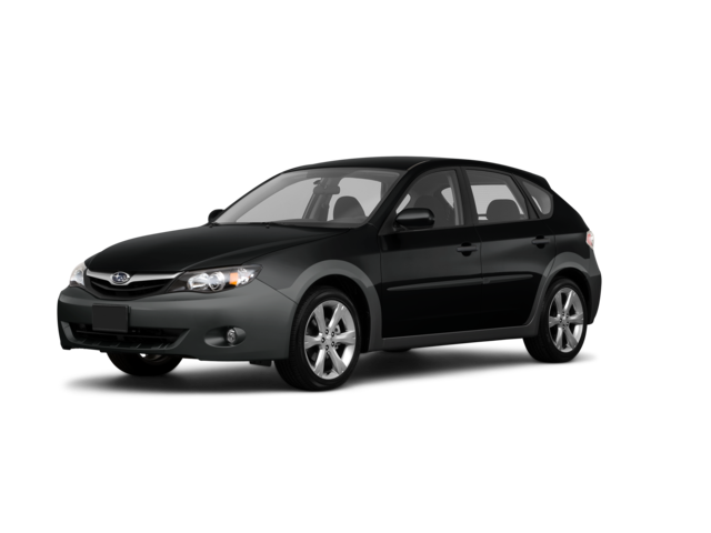 2010 Subaru Impreza Outback Sport, front three-quarter view, paint 1 of 5