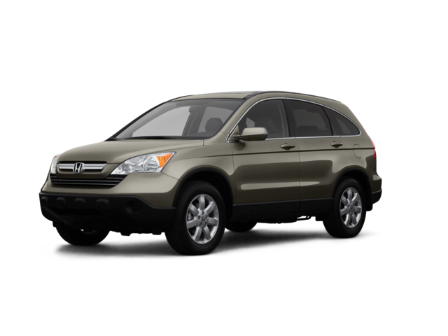 2007 Honda CR-V EX-L, front three-quarter view, paint 1 of 8